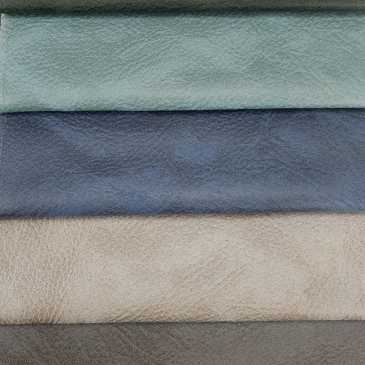 JES Factory wholesale OEM 100 polyester suede sofa fabric stock lot