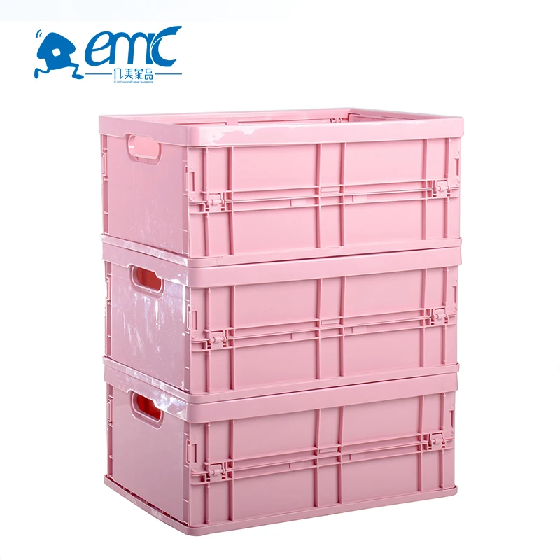 Large heavy duty plastic pallet storage bin box