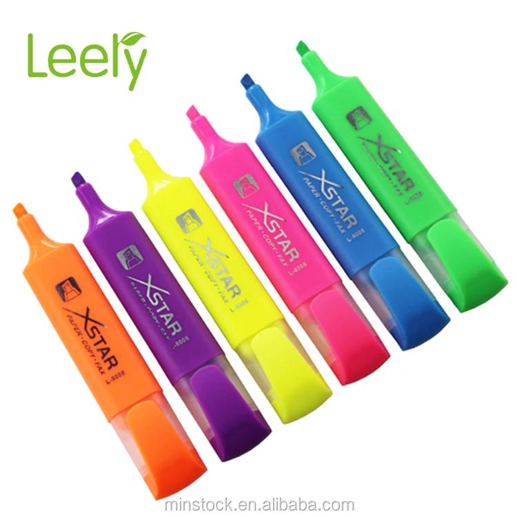 0037C bulk color highlighter marker set oem available fluorescent pen