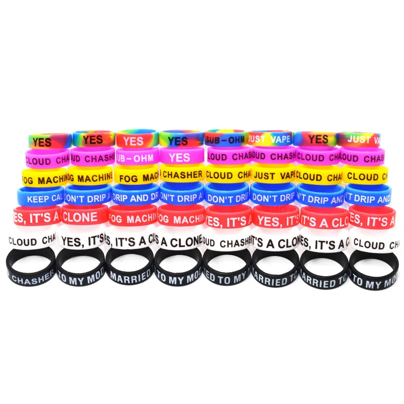 
e cigarette silicone ring customized vape band different size silicon beauty ring for vape pen kit 