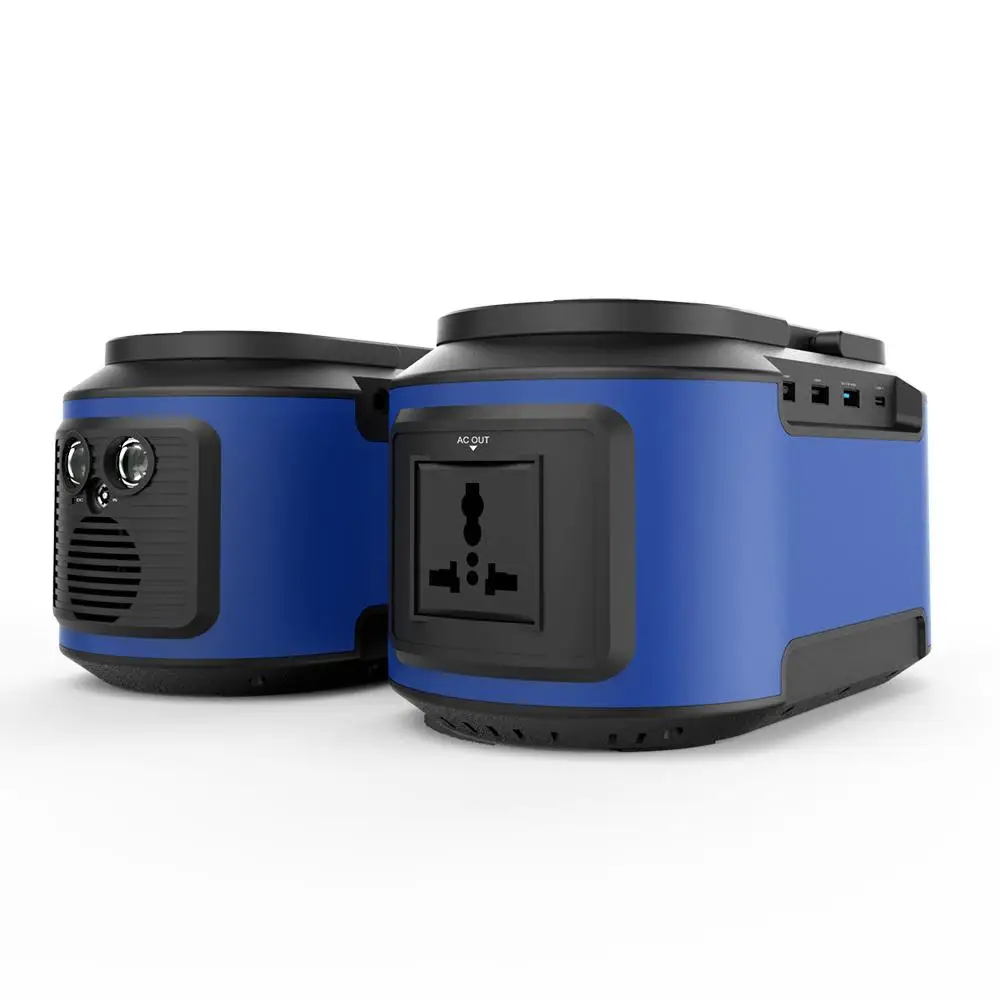 
Portable Power Station 200W Solar Generator 220V Emergency Power Supply Charged by Solar/AC Outlet/Cars 