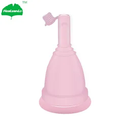 Женские Гигиенические продукты, силиконовые менструальные чаши с клапаном для женских месячных менструаций