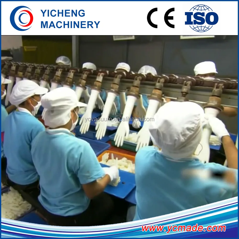 Высокое качество одноразовые медицинские хирургические перчатки производственной линии