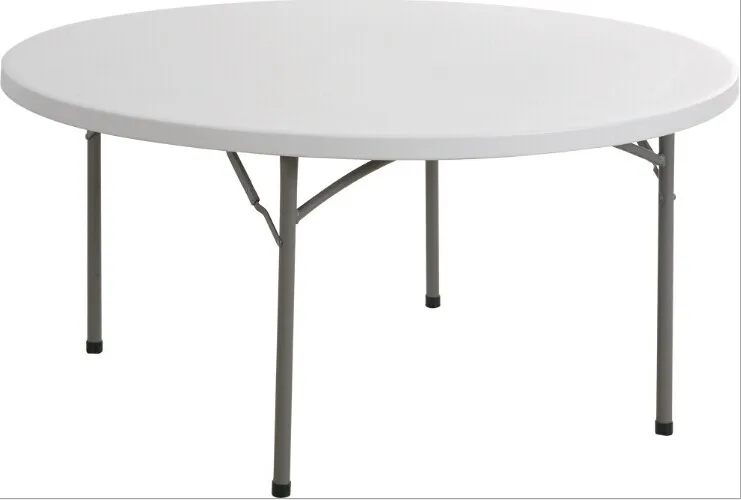 Commercial Rental Catering Folding Round Plastic Tables For Sale JC-J01