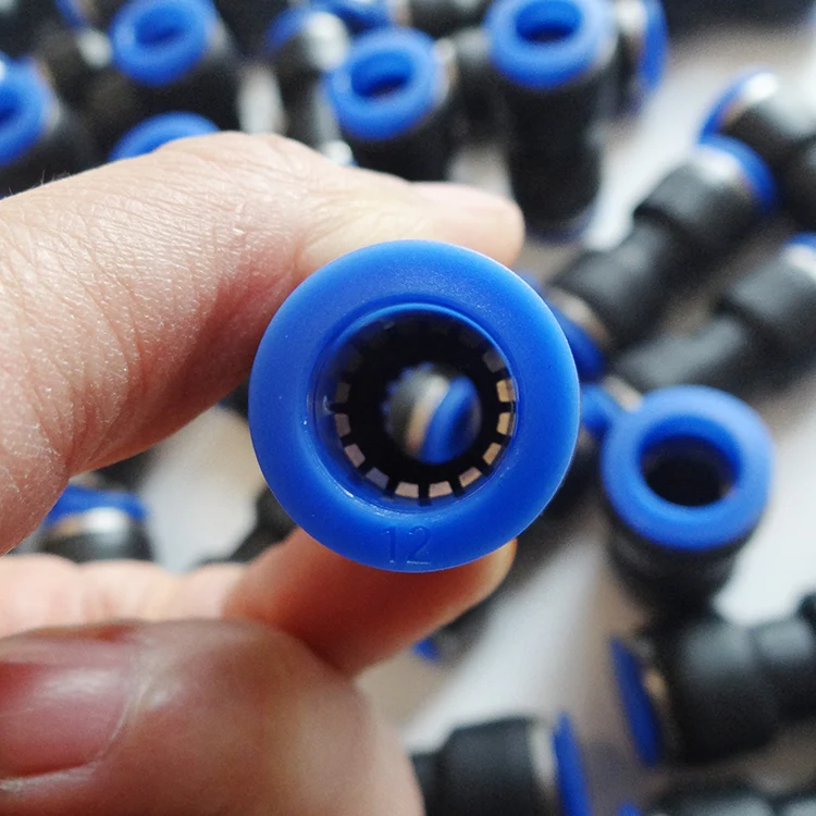 
REACH Approved Metric PUC12 Plastic Pneumatic Air Brake Quick Release Fittings for Nylon Hose 