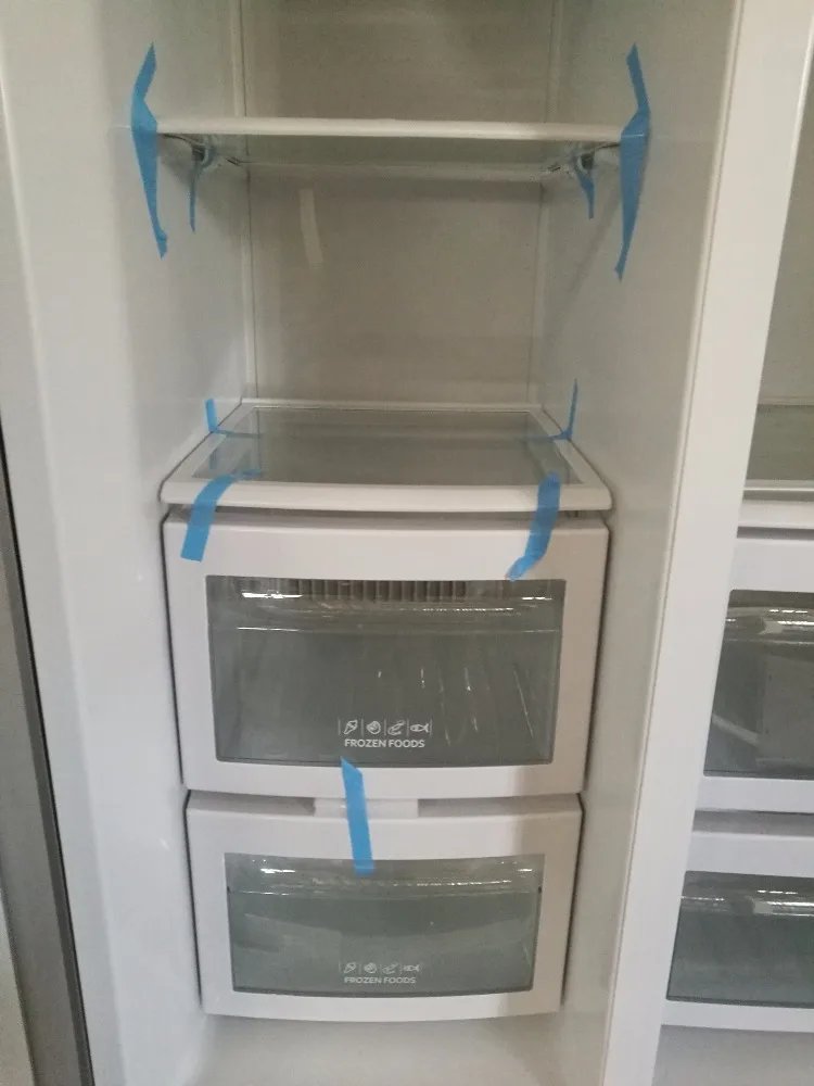 China Factory Wholesale 400L Side by Side Multi Glass Door Domestic Mortuary Refrigerator Price