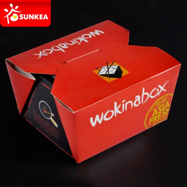 Company Brand Logo Printed Paper Empanadas Box Food & Beverage Packaging Coated Paper Disposable UV Coating Varnishing Embossing