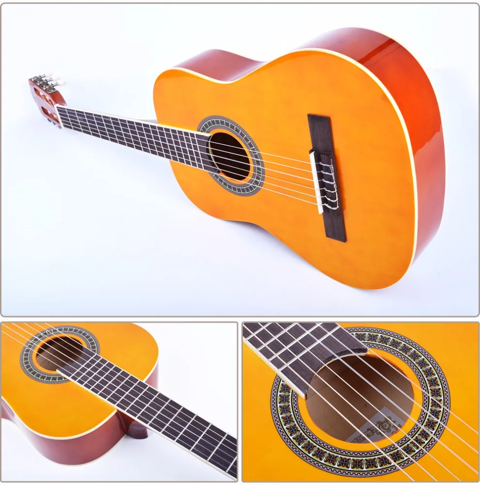 full size 39inch China wholesale student classical guitar
