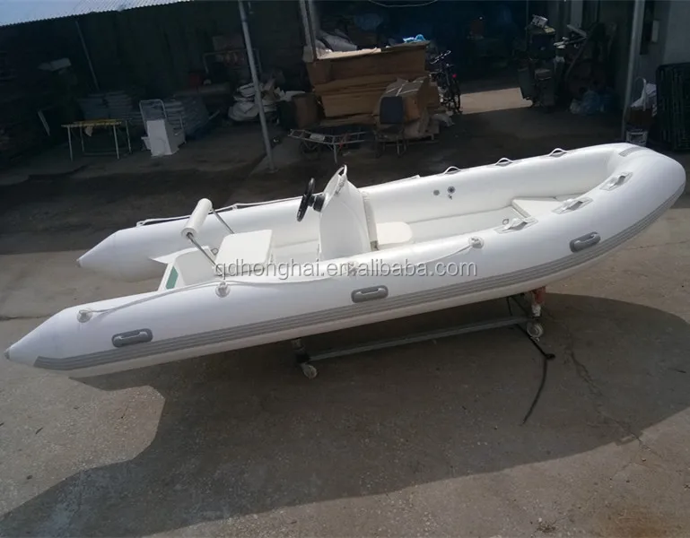4.8m white Fibreglass hull boat with CE certification for fishing