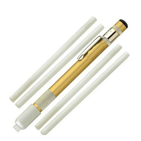 Round Soapstone Holder,Slate Pencil,Soapstone Pen Welding Accessory