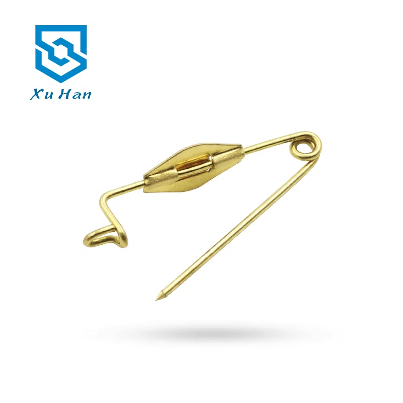 Factory direct sales high quality copper safety pins for badges