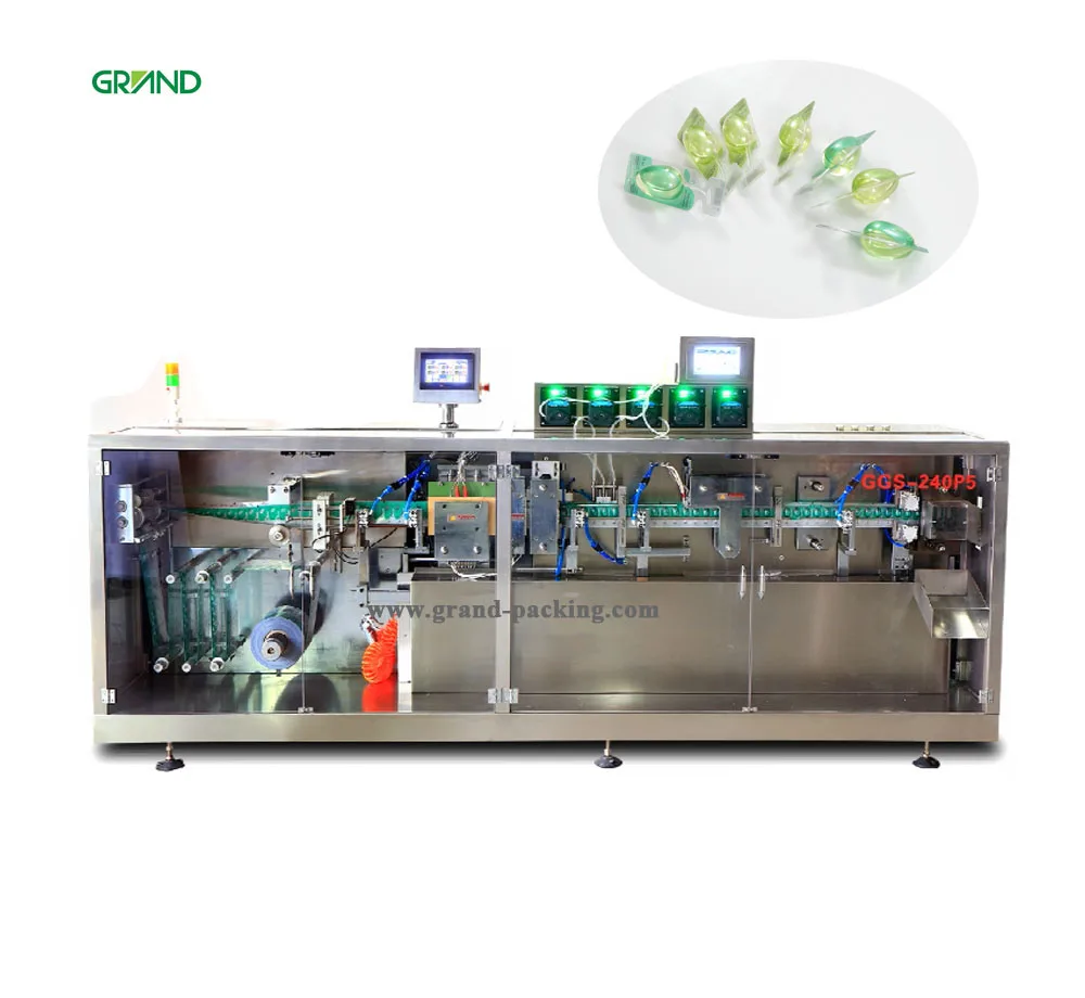 14ml Monodose capsule packing equipment mini olive oil bottle liquid forming filling sealing machine