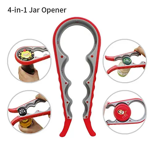 Multi-function Four-in-one Bottle Home Kitchen Can Opener set  Non-slip Bottle Can Multi-Opener
