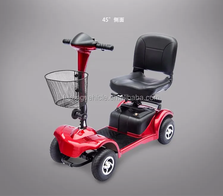 Best design 4 wheel drive mobility scooter single seater electric cars