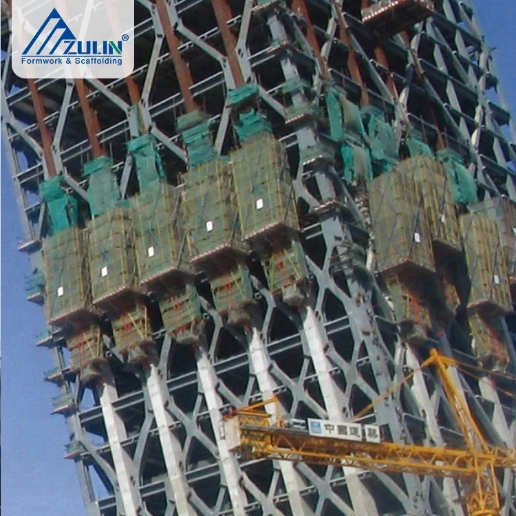 ZPM-100 Hydraulic Automatic Modular Climbing Formwork Steel and Timber Systems for Circular Construction