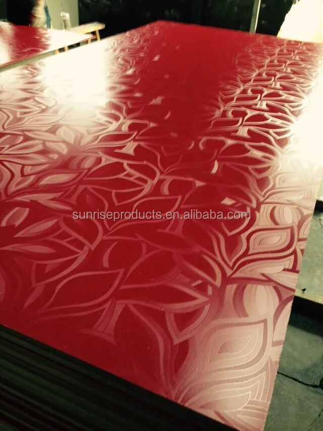 
melamine laminated MDF in 17mm pallet packing for Iraq market 