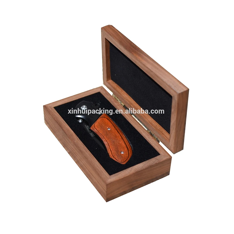 Custom Design Walnut Wood Knife Box