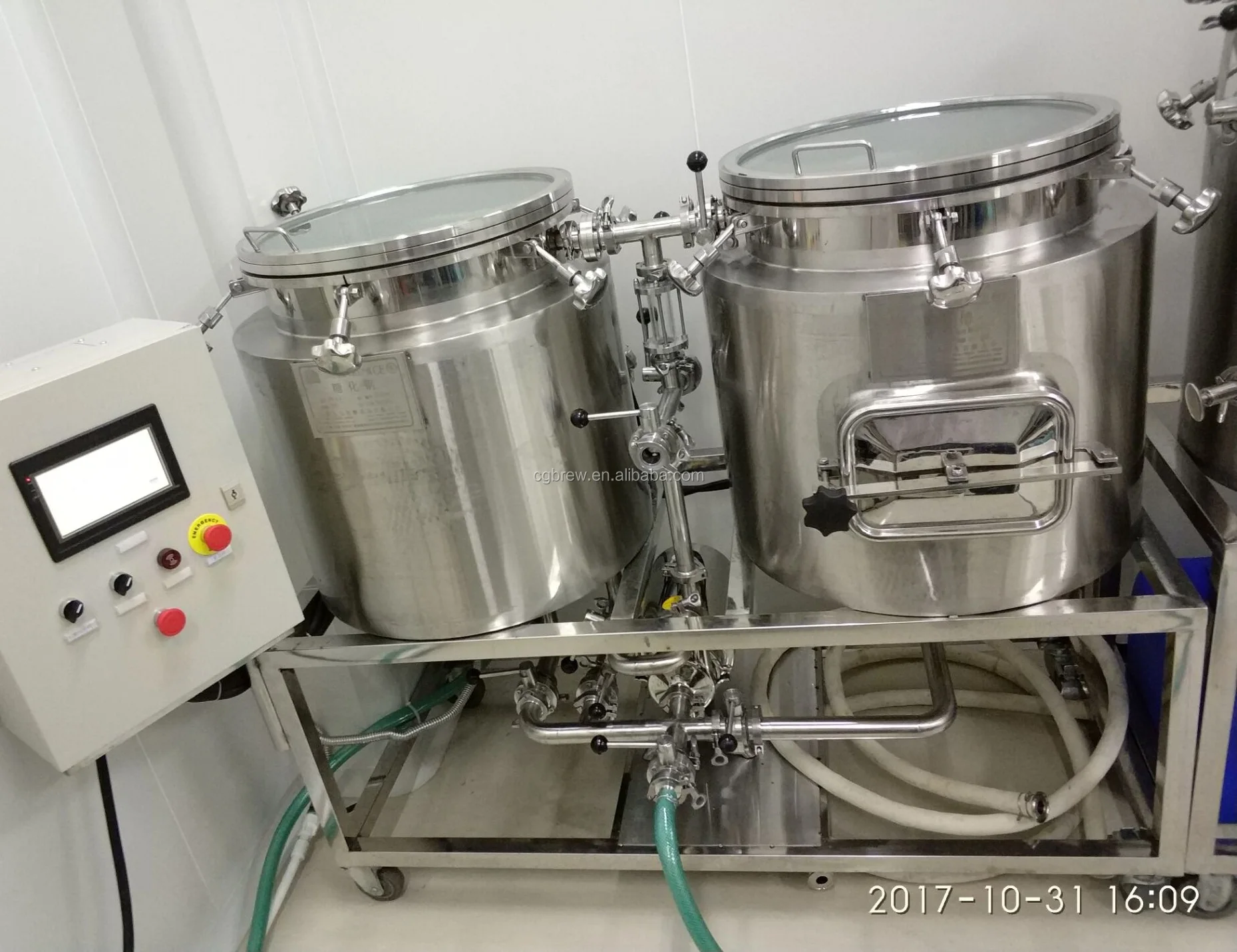 German standard beer brewing equipment of 10HL for brewing IPA,ALE,LARGE beer