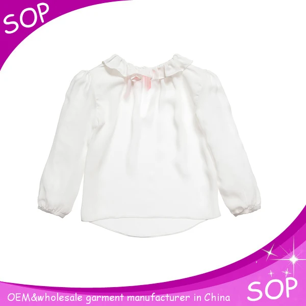 Fashion beautiful sleeveless models chiffon blouse for girl