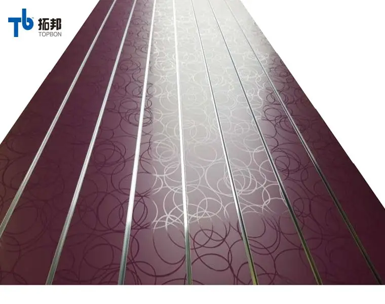 lovely price simple  mdf slot wall panel topbon