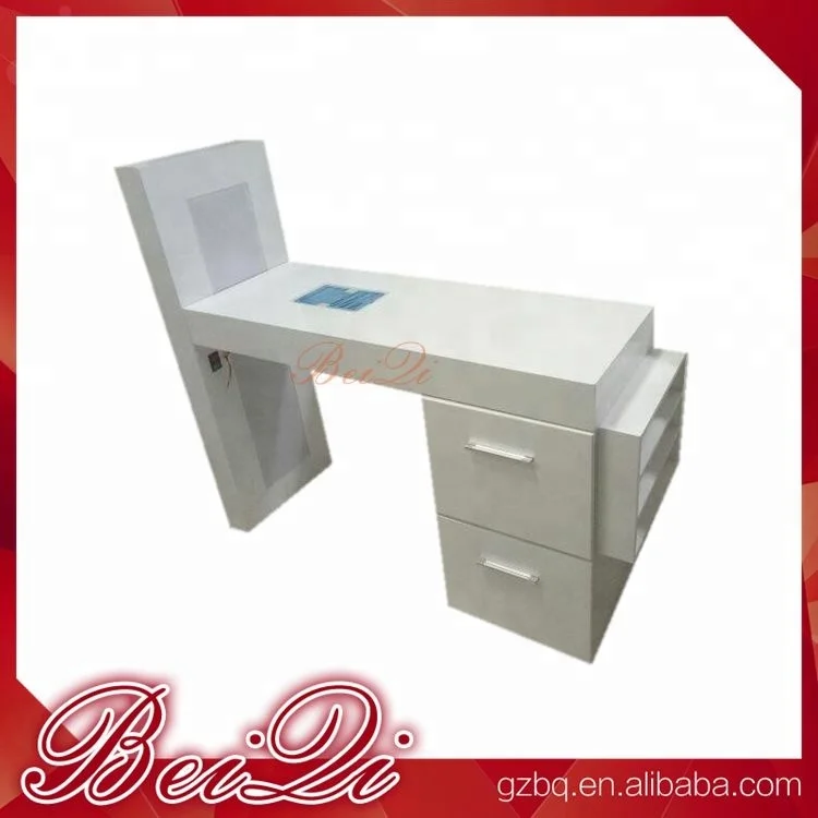 NEW !!! Beauty Nail Salon Furniture Glass Top Nail Tables Shellac Mesas De Manicure Usadas