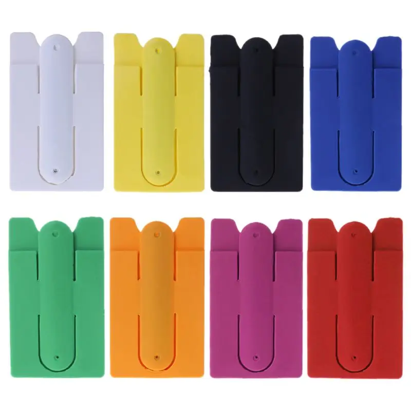  2020 модный силиконовый держатель для телефона и карт кошелек кредитных индивидуальный Держатель визиток