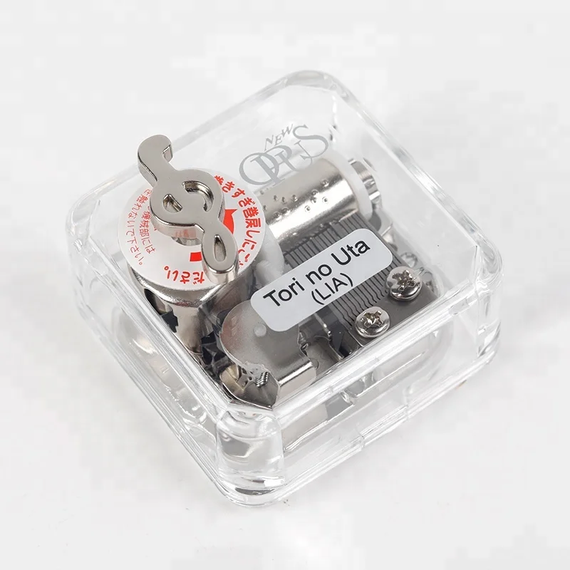 Hot sale mini beautiful and practical acrylic gift box music box