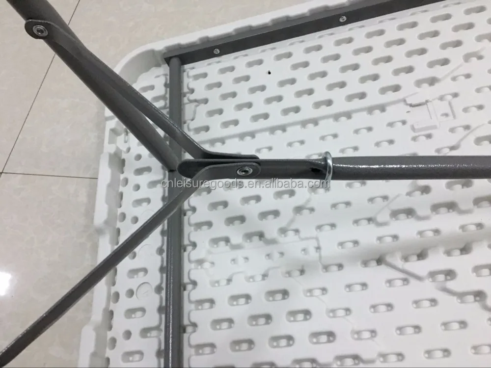 Uplion 6FT HDPE portable plastic folding table rectangular dining camping table