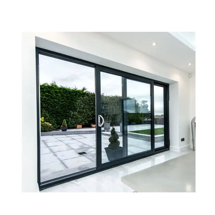 Luxury Hotel Entry Entrance Automatic Sliding Door Glass Cardboard Chinese Stainless Steel Aluminum Alloy Thermal Insulation