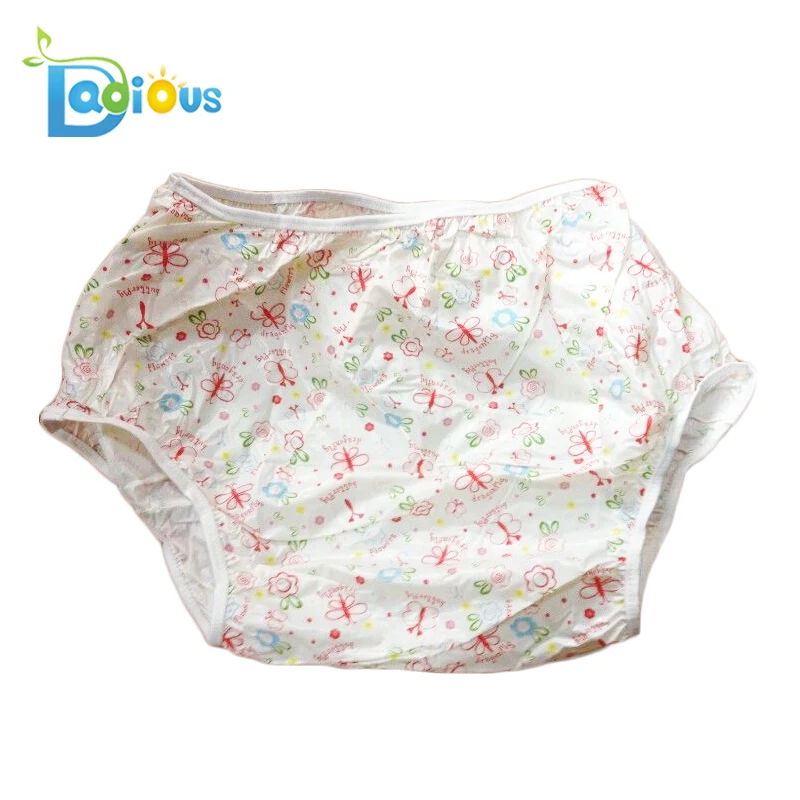 High Quality ABDL Adult Pvc Dion Pattern Plastic Pants  For Cloth Diaper