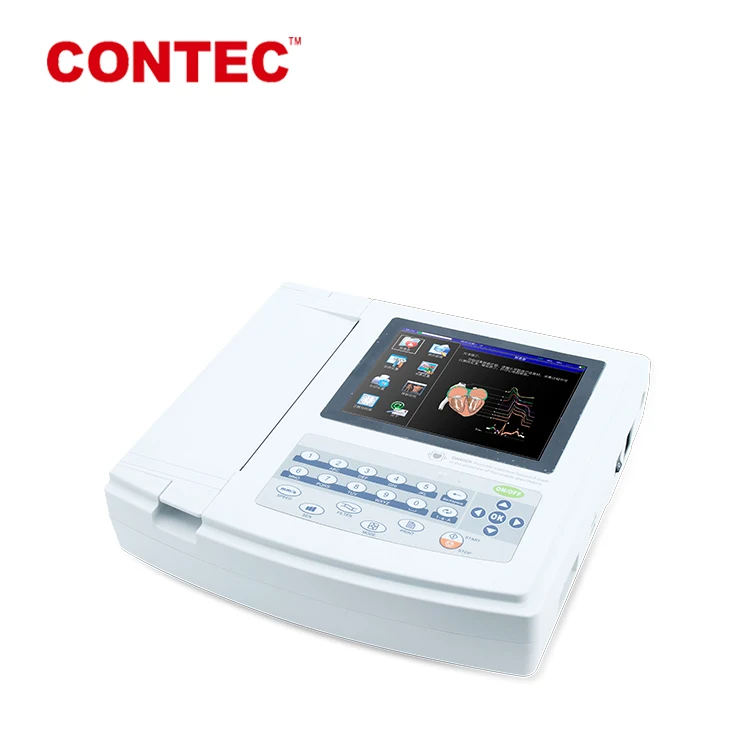 CONTEC CE ECG1200G cardiograph electrocardiogram 12 channel pc ekg ecg with annotation