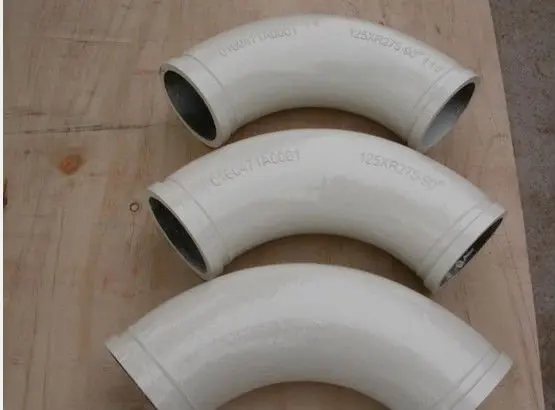 Double walled elbow Concrete pump bend elbow 45 degree concrete pump elbow for cifa