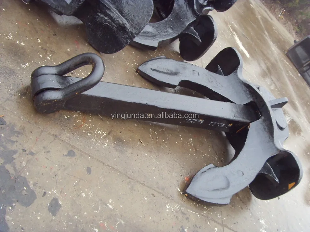 Antique Ship Anchor Steel Casting Hall Type Sea Anchor For Sale