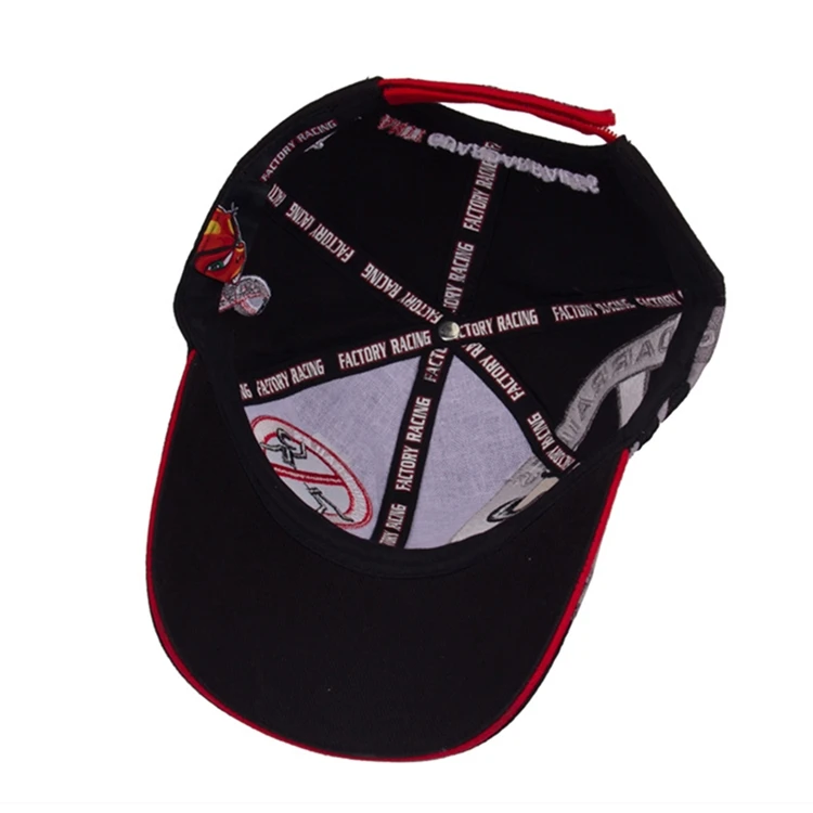 Custom Made Patch Hat for F1 WRC Dakar Le Mans Motor Sport Racing Crazy Designer Baseball Caps BSCI Hat Manufacturer Factory