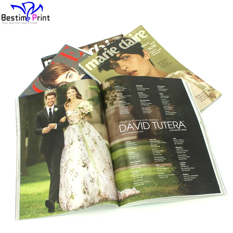 Полноцветный журнал для невесты, Свадебный журнал, печатный домик