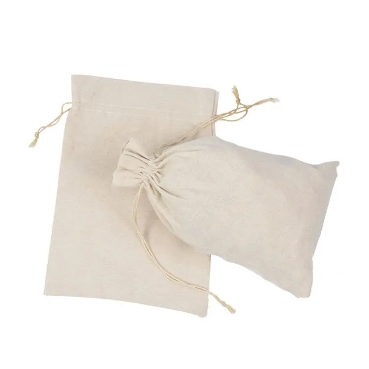 Wholesale promotional eco friendly custom printed logo plain canvas drawstring bag cotton shoe bag personalized canvas bags