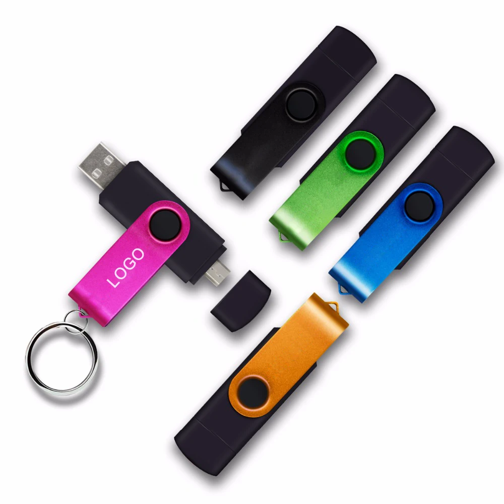 Metal usb 2.0 pen drive 4gb 8gb 16gb otg pendrive 32gb usb memory stick 64gb OTG usb flash drive for phone