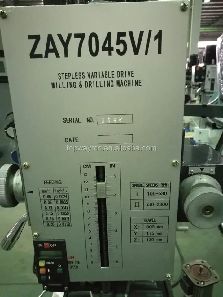 Milling and Drilling Machine/Milling Drilling Machine Best Price ZAY7032V/1 ZAY7040V/1 ZAY7045V/1