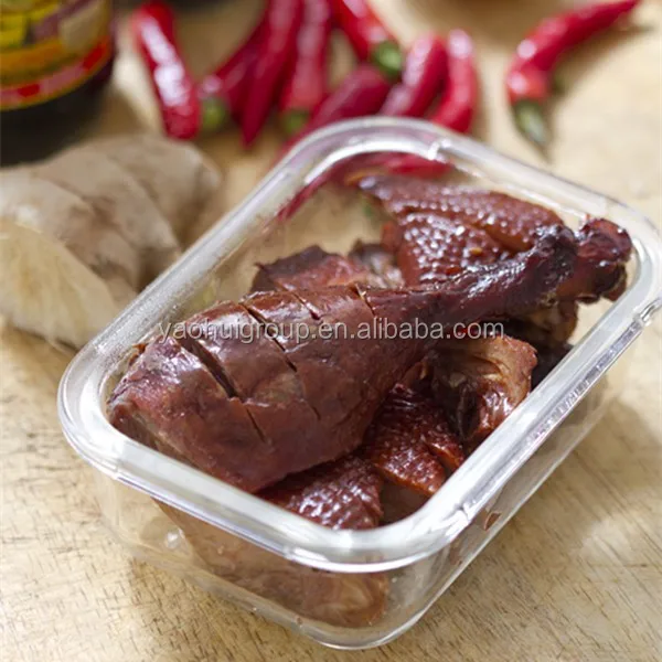 Microwavable  High glass food container 3 compartment microwave food container