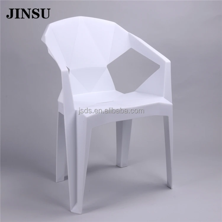 Wholesale Cheap White Stackable For Sale Plastic Pp Side Dining Chair Stacking Chairs With Arm