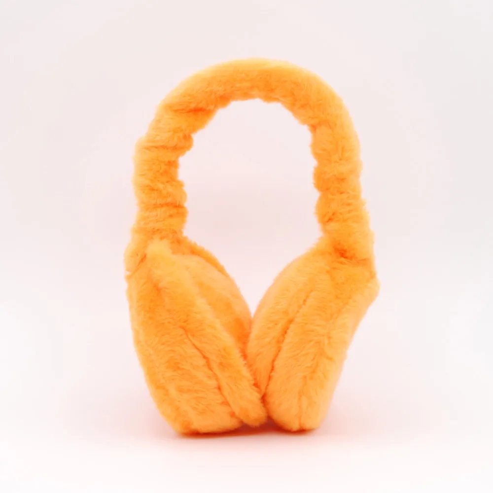 
OEM winter colorful warm plush head band customized logo lovely fashion head band 