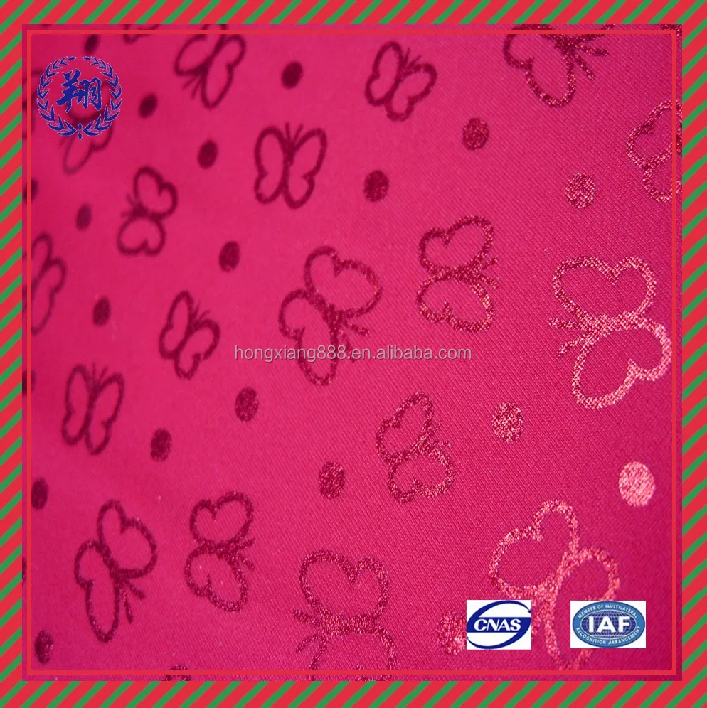 custom hot pink elastane supplex fabric 4 way lycra spandex fabric