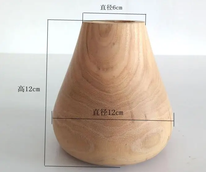 2019 Hot-selling Simple Design Modern Wooden Vase Small Size