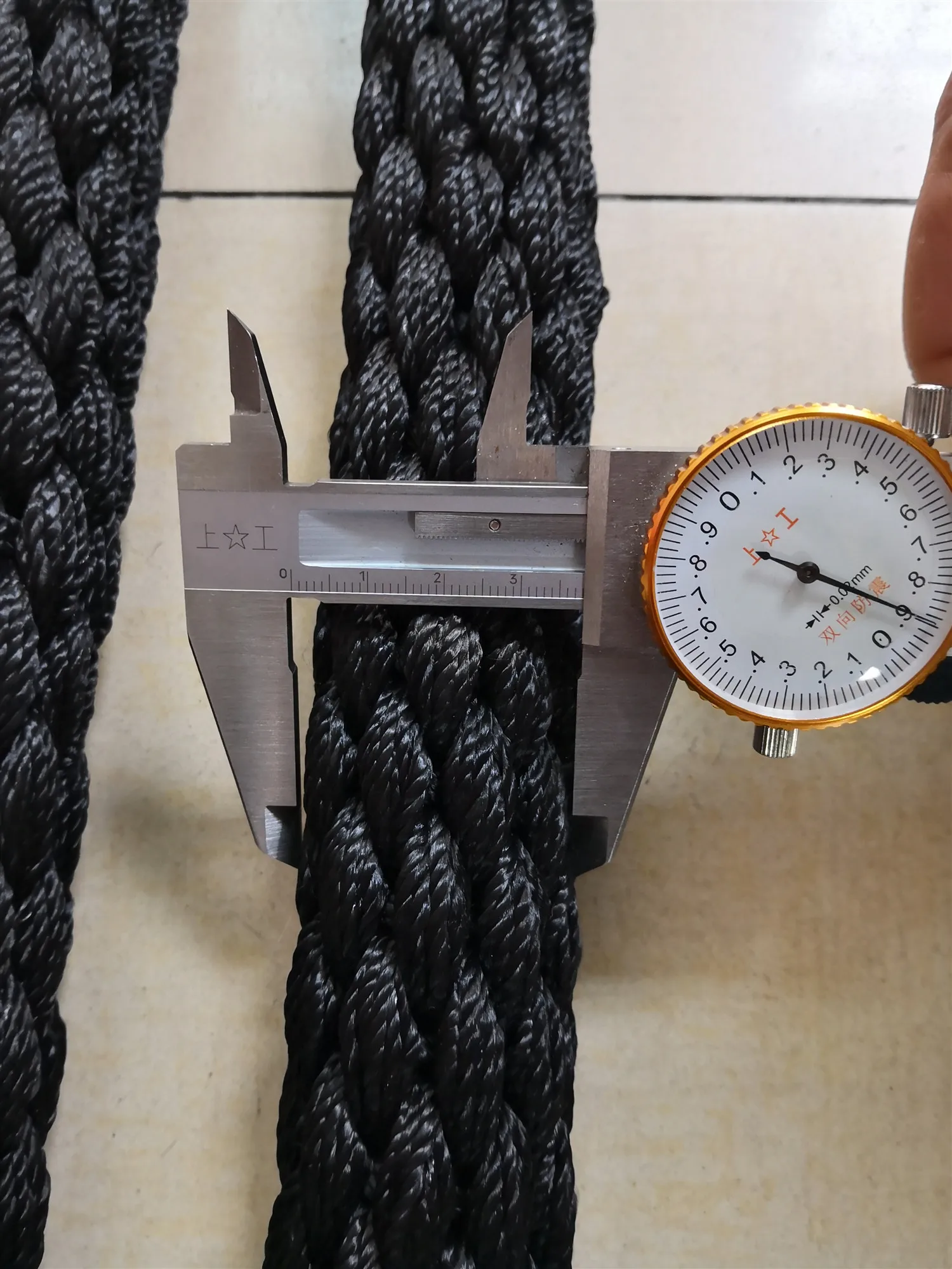 Black Strong Nylon Endless Pulling Rope Braided Lifting Rope Loop Drive Rope Ring