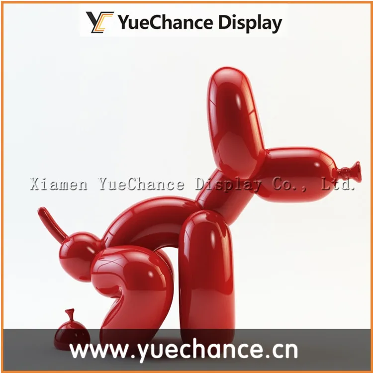 Factory Bespoke Decorative Resin Balloon Dog Sculpture