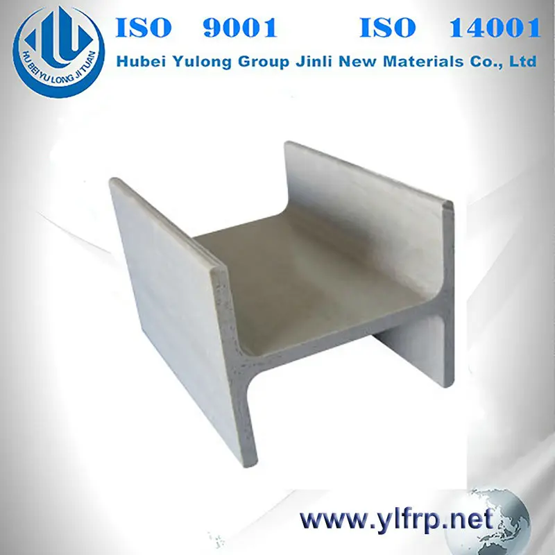 FRP GRP i beam h beam c channel for construction materials