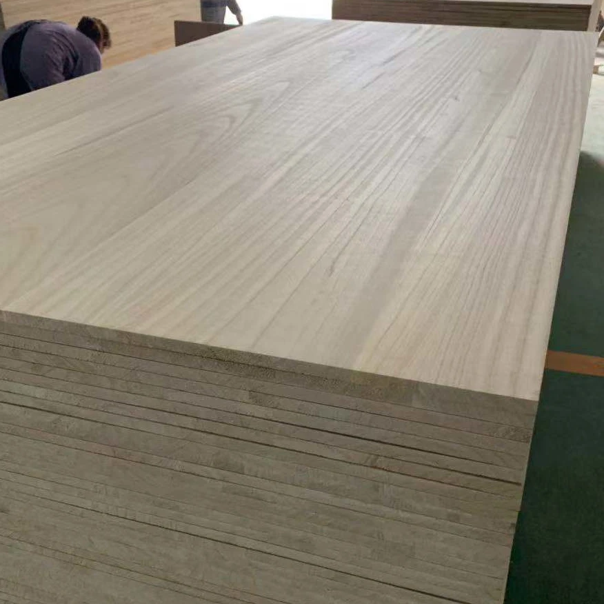 solid wood paulownia timber  furniture board