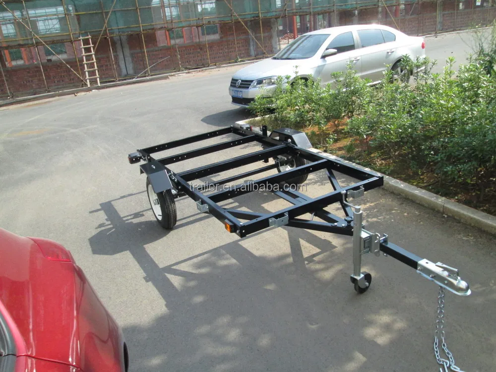 4x8 5x8 футов складные/Универсальные/складные автомобильные прицепы с порошковым покрытием