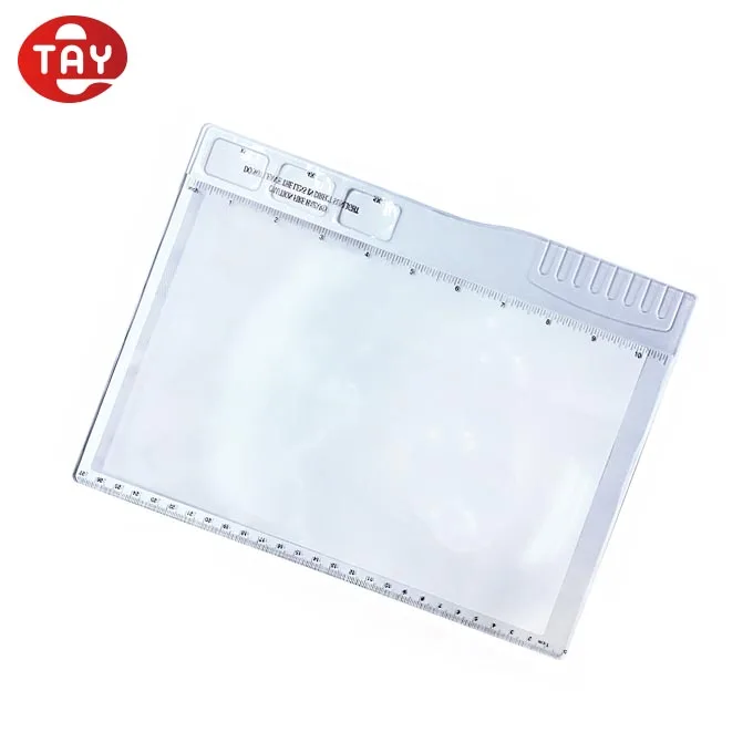 2018 hot sale 4x fresnel magnifier big optical solar circular lens