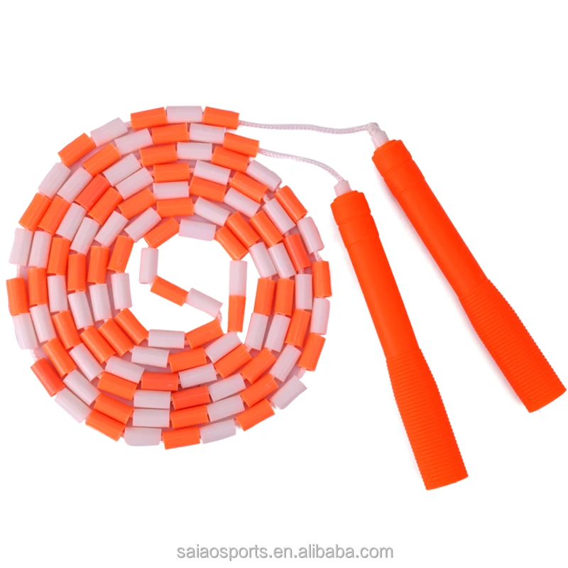 Cheap jump skipping rope pvc rope double dutch bamboo knot rope